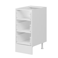 Alvinka Mutfak Modül Mbr_B Alt 3Ç Nray 40Cm Dolap Beyaz Beyaz Mdf