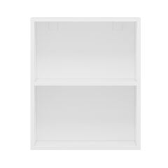 Alvinka Mutfak Modül Mbr_A Üst 1Dk1R 50-H60Cm Dolap Cam Beyaz Antrasit