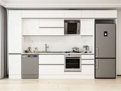Alvinka 380X240 Cm High Gloss Mutfak Dolabı Mbb-E90B45S45-2