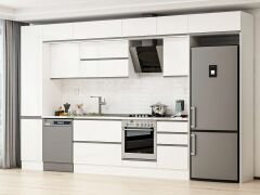 Alvinka 385X240 Cm High Gloss Mutfak Dolabı Mbb-E90B45S50-2