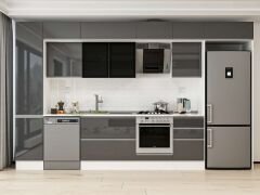 Alvinka 385X240 Cm High Gloss Mutfak Dolabı Mbb-E90B45S50-3