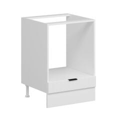 Alvinka Mutfak Modül Mbr_B Alt 1K 60Cm Ank Dolap Beyaz Beyaz Mdf