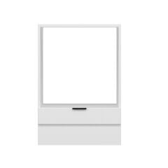 Alvinka Mutfak Modül Mbr_B Alt 1K 60Cm Ank Dolap Beyaz Beyaz Mdf