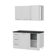 Minar 145Cm Köşe Mutfak Dolabı - Beyaz K145-B2