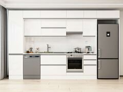 Alvinka 385X240 Cm High Gloss Mutfak Dolabı Mbb-E90B50S45-1