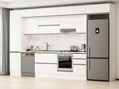 Alvinka 385X240 Cm High Gloss Mutfak Dolabı Mbb-E90B50S45-1