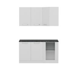 Minar 150Cm Köşe Mutfak Dolabı - Beyaz K150-B1