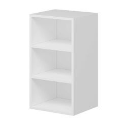 Alvinka Mutfak Modül Mbr_C Üst 1Dk2R 40-H72Cm Dolap Cam Beyaz Beyaz