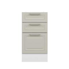 Alvinka Mutfak Modül Mbr_C Alt 3Ç1B2K Nray 45Cm Dolap Beyaz Kumtaşı Suntalam