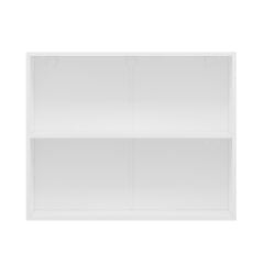 Alvinka Mutfak Modül Mbr_A Üst 2Yk1R 90-H72Cm Dolap Cam Beyaz Antrasit