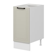 Alvinka Mutfak Modül Mbr_A Alt 1K1R 40Cm Dolap Beyaz Kumtaşı