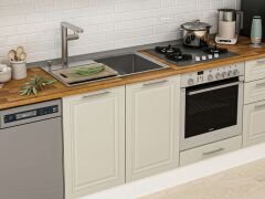 Alvinka 310X210 Cm Klasik Mebran Mutfak Dolabı Mb-E90B60S40-1 Mebran | Kumtaşı - Suntalam