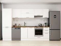 Alvinka 310X210 Cm Klasik Mebran Mutfak Dolabı Mb-E90B60S40-1 Mebran | Beyaz - Mdf