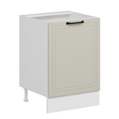 Alvinka Mutfak Modül Mbr_A Alt 1K1R 60Cm Dolap Beyaz Kumtaşı