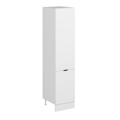 Alvinka Mutfak Modül Mbr_B 50-H222Cm Boy Dolabı Beyaz Beyaz Suntalam