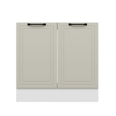 Alvinka Mutfak Modül Mbr_A Alt 2K 90Cm Evye Dolap Beyaz Kumtaşı