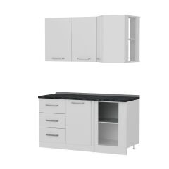 Minar 155Cm Köşe Mutfak Dolabı - Beyaz K155-B2