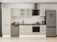 Alvinka 310X210 Cm Klasik Mebran Mutfak Dolabı Mb-E90B60S40-3 Mebran | Kumtaşı - Suntalam