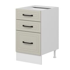 Alvinka Mutfak Modül Mbr_A Alt 3Ç1B2K Nray 50Cm Dolap Beyaz Kumtaşı