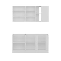 Minar 165Cm Köşe Mutfak Dolabı - Beyaz K165-B1