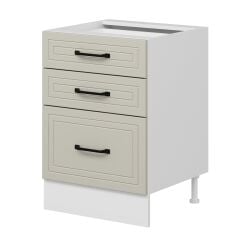 Alvinka Mutfak Modül Mbr_A Alt 3Ç1B2K 60Cm Dolap Beyaz Kumtaşı