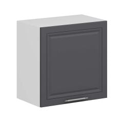 Alvinka Mutfak Modül Mbr_C Üst 1Dk 60-60-H72Cm Asp Dolap Beyaz Antrasit Mdf