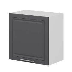 Alvinka Mutfak Modül Mbr_C Üst 1Dk 60-60-H72Cm Asp Dolap Beyaz Antrasit Mdf