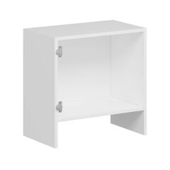 Alvinka Mutfak Modül Mbr_C Üst 1Dk 60-60-H72Cm Asp Dolap Beyaz Antrasit Mdf