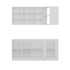 Minar 185Cm Köşe Mutfak Dolabı - Beyaz K185-B1