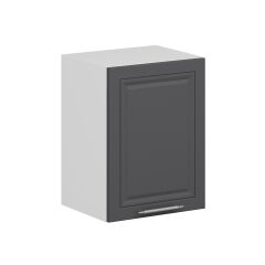 Alvinka Mutfak Modül Mbr_C Üst 1Dk1R 40-H60Cm Dolap Beyaz Antrasit Mdf