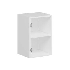 Alvinka Mutfak Modül Mbr_C Üst 1Dk1R 40-H60Cm Dolap Beyaz Antrasit Mdf