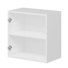 Alvinka Mutfak Modül Mbr_B Üst 1Dk1R 60-H60Cm Dolap Beyaz Beyaz Suntalam