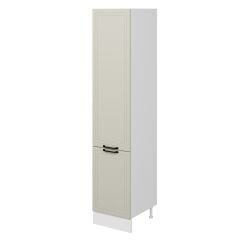 Alvinka Mutfak Modül Mbr_A 50-H240Cm Boy Dolabı Beyaz Kumtaşı