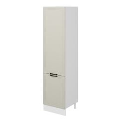 Alvinka Mutfak Modül Mbr_A 60-H240Cm Boy Dolabı Beyaz Kumtaşı