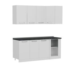 Minar 190Cm Köşe Mutfak Dolabı - Beyaz K190-B1