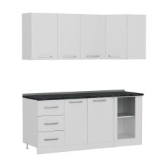 Minar 190Cm Köşe Mutfak Dolabı - Beyaz K190-B2