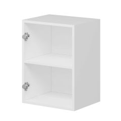 Alvinka Mutfak Modül Mbr_C Üst 1Dk1R 45-H60Cm Dolap Beyaz Antrasit Mdf