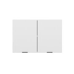 Alvinka Mutfak Modül Mbr_B Üst 2Dk1R 90-H60Cm Dolap Beyaz Beyaz Mdf