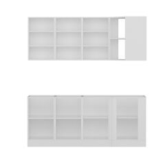 Minar 195Cm Köşe Mutfak Dolabı - Beyaz K195-B1