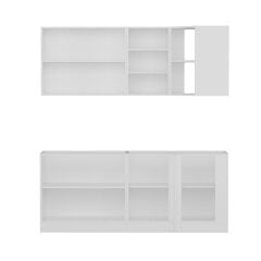 Minar 195Cm Köşe Mutfak Dolabı - Beyaz K195-B2