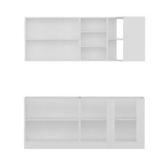 Minar 195Cm Köşe Mutfak Dolabı - Beyaz K195-B3