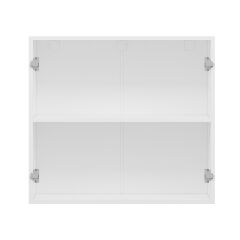 Alvinka Mutfak Modül Mbr_B Üst 2Dk1R 80-H72Cm Dolap Beyaz Beyaz Mdf