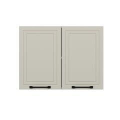 Alvinka Mutfak Modül Mbr_A Üst 2Dk1R 80-H60Cm Dolap Beyaz Kumtaşı