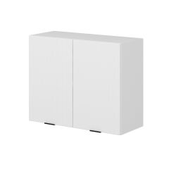 Alvinka Mutfak Modül Mbr_B Üst 2Dk1R 90-H72Cm Dolap Beyaz Beyaz Mdf