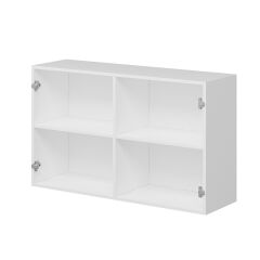 Alvinka Mutfak Modül Mbr_B Üst 2Dk1R 120-H72Cm Dolap Beyaz Beyaz Suntalam