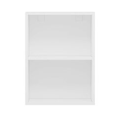 Alvinka Mutfak Modül Mbr_C Üst 1Dk1R 45-H60Cm Dolap Cam Beyaz Beyaz Mdf