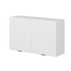 Alvinka Mutfak Modül Mbr_B Üst 2Dk1R 120-H72Cm Dolap Beyaz Beyaz Mdf