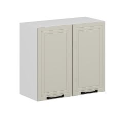 Alvinka Mutfak Modül Mbr_A Üst 2Dk1R 80-H72Cm Dolap Beyaz Kumtaşı