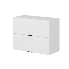 Alvinka Mutfak Modül Mbr_B Üst 2Yk1R 80-H60Cm Dolap Beyaz Beyaz Mdf