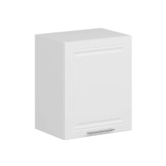 Alvinka Mutfak Modül Mbr_C Üst 1Dk1R 50-H60Cm Dolap Beyaz Beyaz Mdf